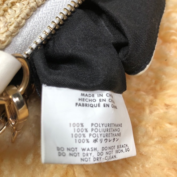 Bam Forever Watermelon/Sequins Straw Clutch Purse - Picture 12 of 14